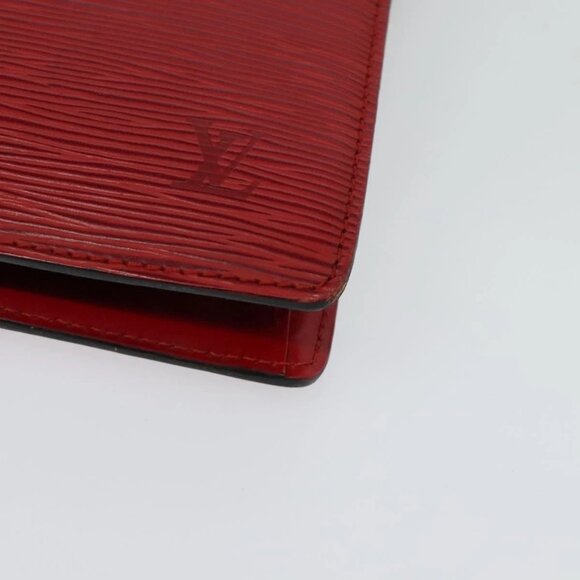 LOUIS VUITTON Epi Capuchin Shoulder Bag Red M52347 LV Auth 139777 - Picture 4 of 16